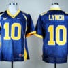 California Golden Bears #10 Marshawn Lynch Football Jersey Blue