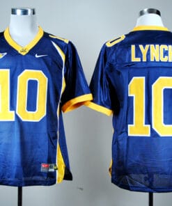 California Golden Bears #10 Marshawn Lynch Football Jersey Blue