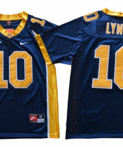 California Golden Bears #10 Marshawn Lynch Football Jersey Blue With Patch