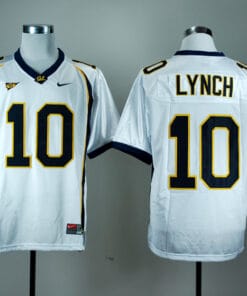 California Golden Bears #10 Marshawn Lynch Football Jersey White