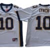 California Golden Bears #10 Marshawn Lynch Football Jersey White With Patch