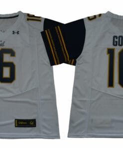 California Golden Bears #16 Goff Football Jersey White Under Armour