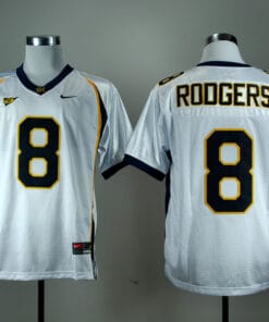 California Golden Bears #8 Aaron Rodgers NCAA Football Jersey White