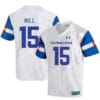 Colorado State Rams #15 Collin Hill NCAA Football Jersey White