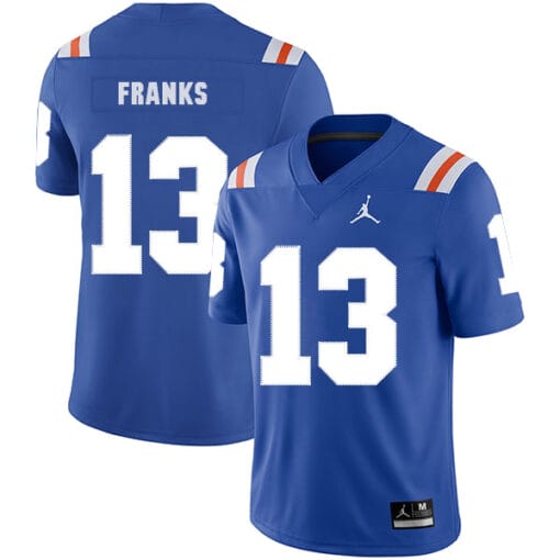 Florida Gators #13 Feleipe Franks College Football Jersey Blue