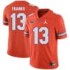 Florida Gators #13 Feleipe Franks College Football Jersey Orange Logo Patch