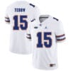 Florida Gators #15 Tim Tebow College Football Jersey White Logo Patch