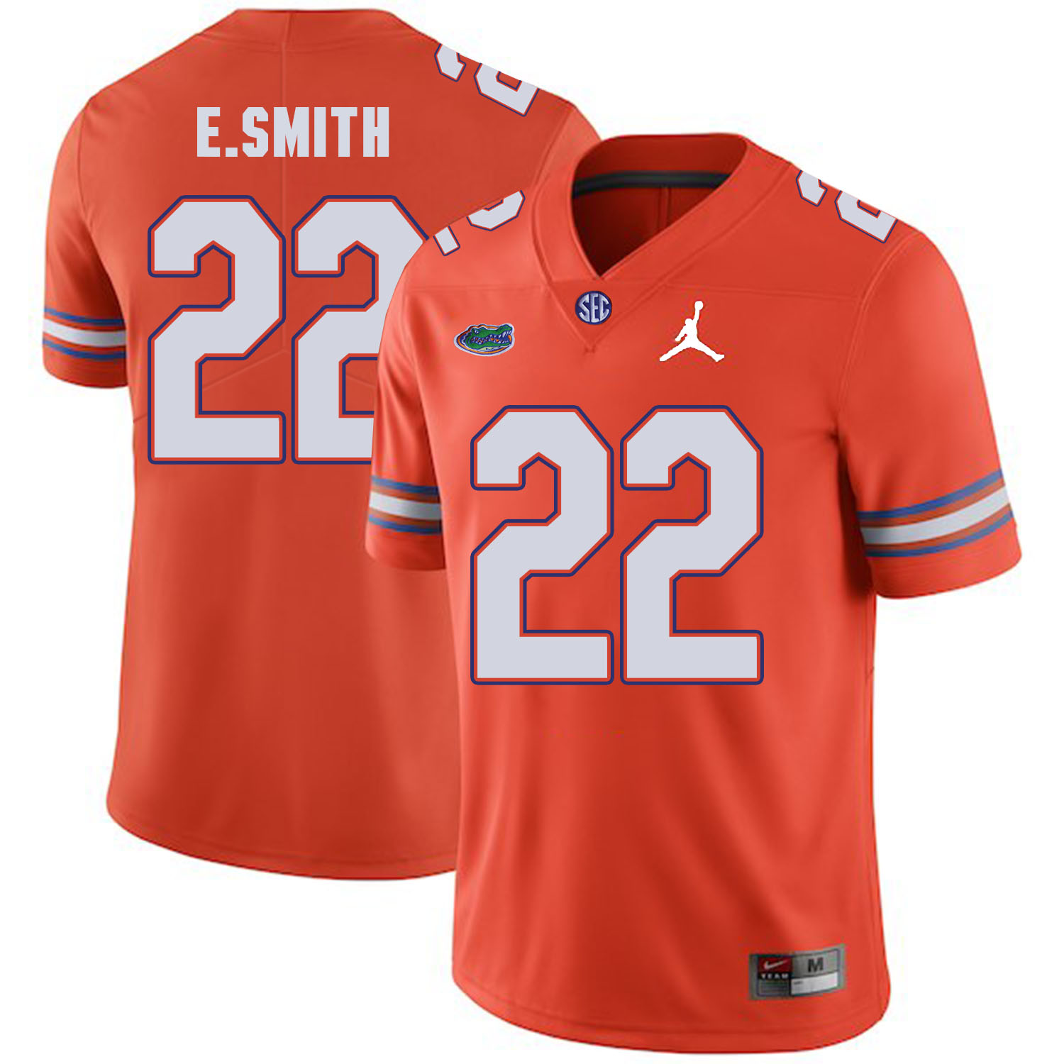 Florida Gators #22 Emmitt Smith College Football Jersey Orange Logo Patch