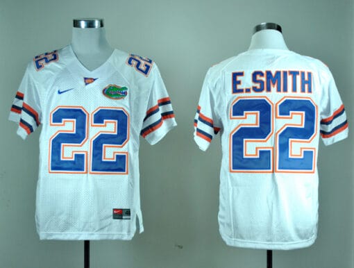 Florida Gators #22 Emmitt Smith College Football Jersey White