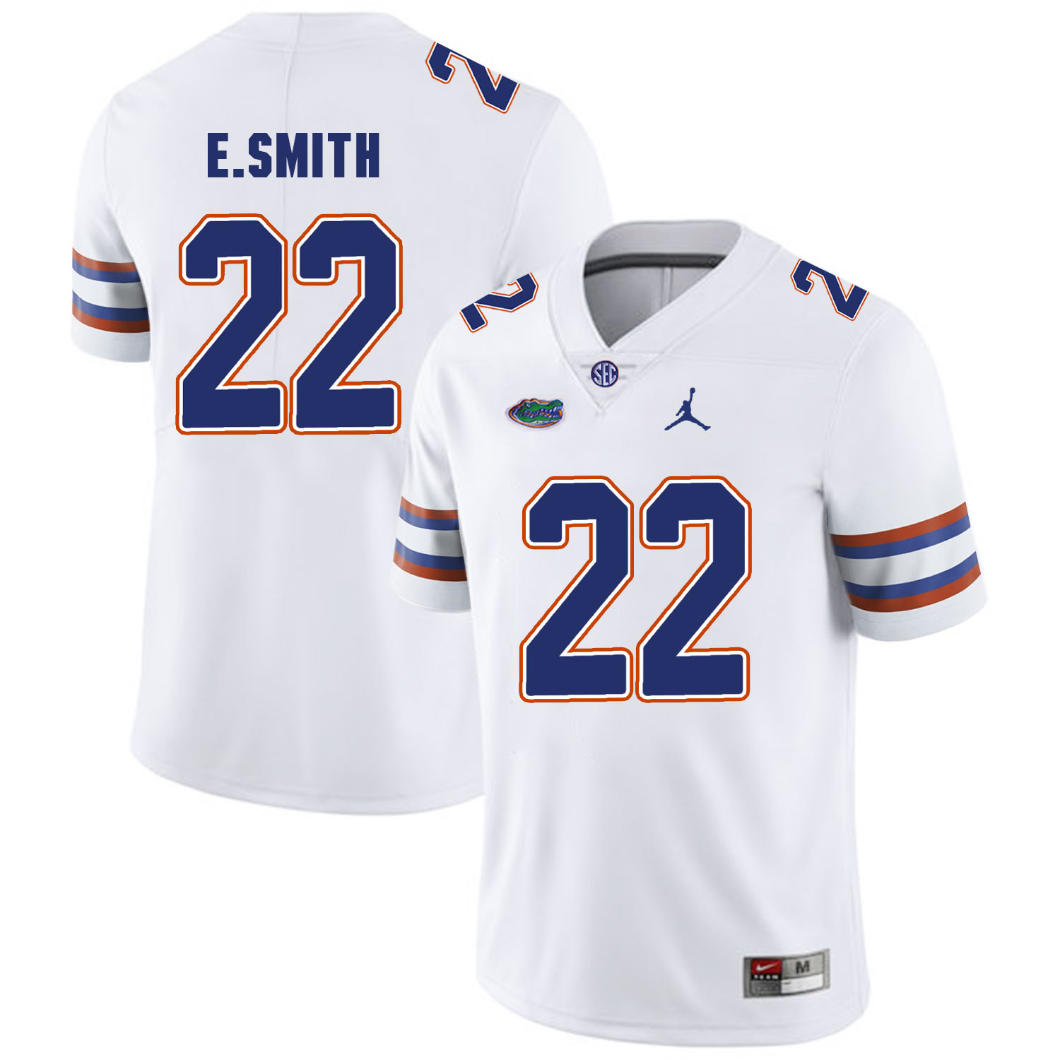 Florida Gators #22 Emmitt Smith College Football Jersey White Logo Patch