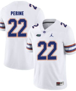 Florida Gators #22 Lamical Perine NCAA Football Jersey White Logo Patch