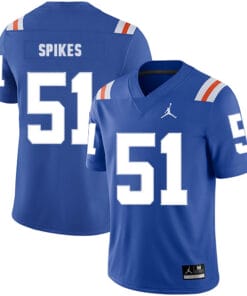 Florida Gators #51 Brandon Spikes NCAA Football Jersey Blue