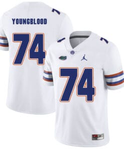 Florida Gators #74 Jack Youngblood NCAA Football Jersey White Logo Patch