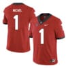 Georgia Bulldogs #1 Sony Michel NCAA College Football Jersey Red