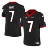 Georgia Bulldogs #7 D Andre Swift College Football Jersey Black
