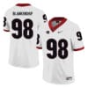 Georgia Bulldogs #98 Rodrigo Blankenship College Football Jersey White