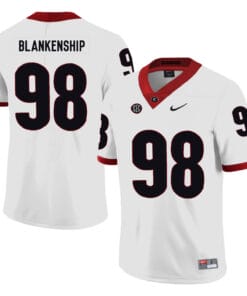 Georgia Bulldogs #98 Rodrigo Blankenship College Football Jersey White