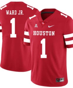 Houston Cougars #1 Greg Ward Jr College Football Jersey Red