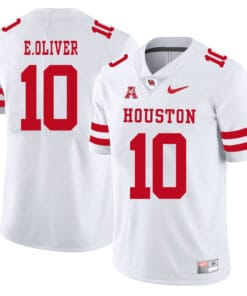 Houston Cougars #10 Ed Oliver College Football Jersey White