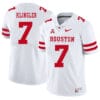Houston Cougars #7 David Klingler College Football Jersey White