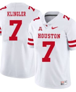 Houston Cougars #7 David Klingler College Football Jersey White