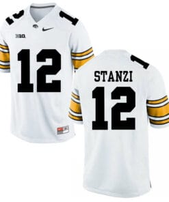 Iowa Hawkeyes #12 Ricky Stanzi NCAA College Football Jersey White