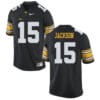 Iowa Hawkeyes #15 Alaric Jackson NCAA College Football Jersey Black
