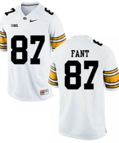Iowa Hawkeyes #87 Noah Fant NCAA College Football Jersey White
