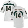 Miami Hurricanes #14 Testaverde NCAA College Football Jersey White