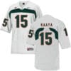 Miami Hurricanes #15 Kaaya NCAA College Football Jersey White