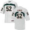 Miami Hurricanes #52 Ray Lewis NCAA College Football Jersey White