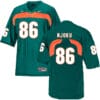 Miami Hurricanes #86 Njoku NCAA College Football Jersey Green