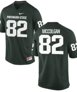 Michigan State #82 McCOLGAN Green NCAA College Football Jersey
