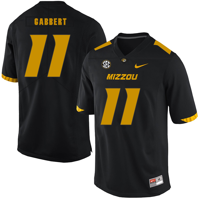 Missouri Tigers #11 Blaine Gabbert College Football Jersey Black