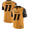 Missouri Tigers #11 Kendall Blanton College Football Jersey Gold
