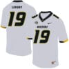 Missouri Tigers #19 Jack Lowary NCAA College Football Jersey White