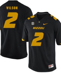 Missouri Tigers #2 Micah Wilson NCAA College Football Jersey Black