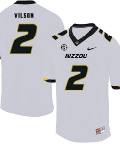 Missouri Tigers #2 Micah Wilson NCAA College Football Jersey White