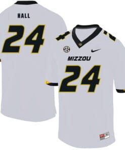 Missouri Tigers #24 Terez Hall NCAA College Football Jersey White