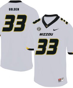 Missouri Tigers #33 Markus Golden NCAA College Football Jersey White