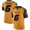 Missouri Tigers #6 Khmari Thompson College Football Jersey Gold