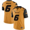 Missouri Tigers #6 Marcus Murphy College Football Jersey Gold