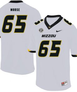 Missouri Tigers #65 Mitch Morse NCAA College Football Jersey White