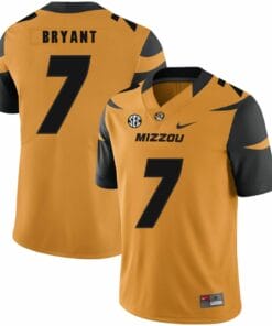 Missouri Tigers #7 Kelly Bryant College Football Jersey Gold