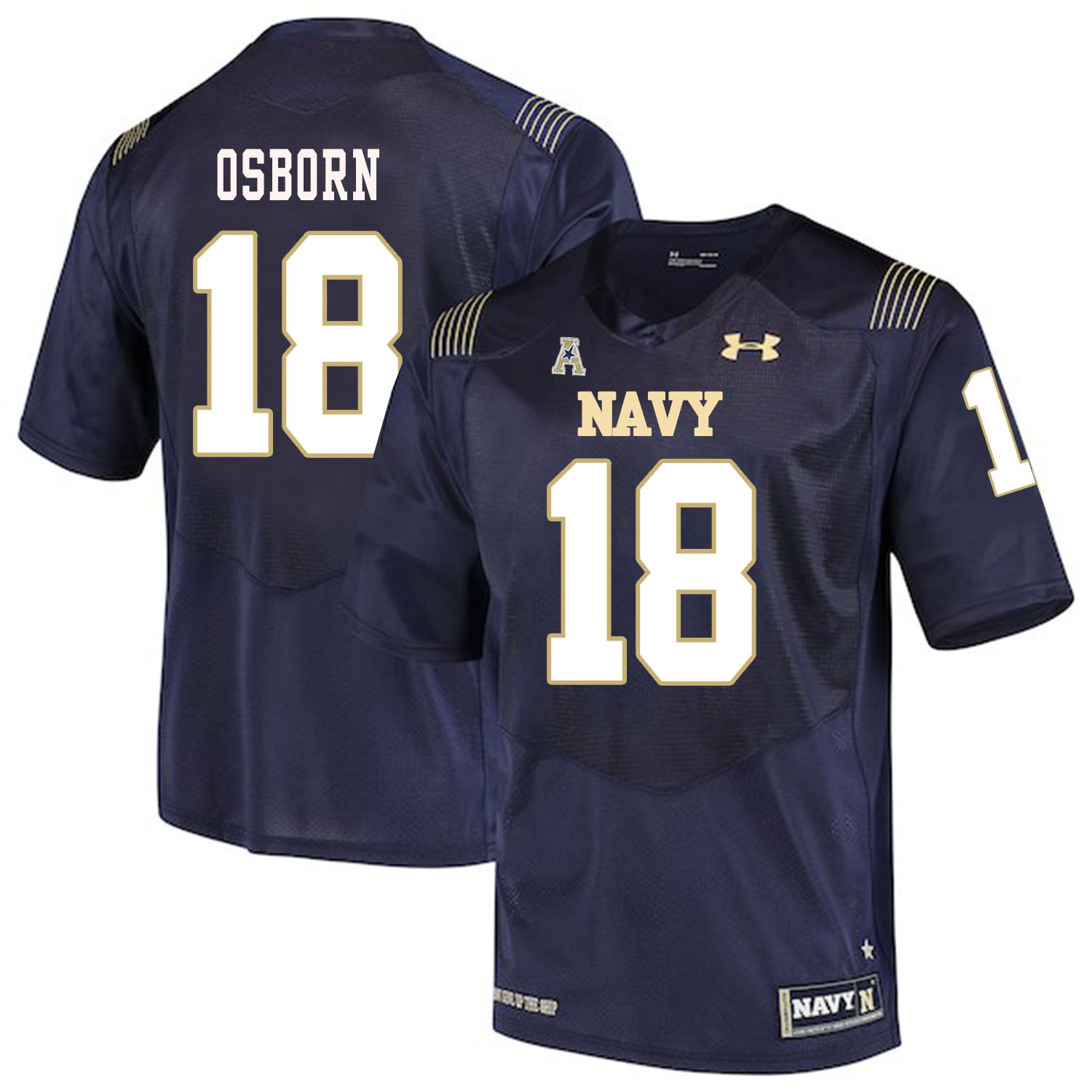 Navy Midshipmen #18 J.R. Osborn College Football Jersey Stitched
