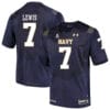 Navy Midshipmen #7 Garret Lewis NCAA College Football Jersey Stitched