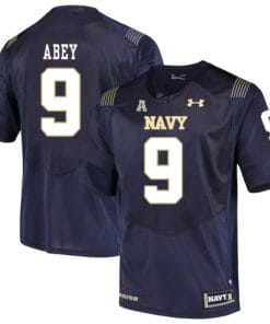 Navy Midshipmen #9 Zach Abey NCAA College Football Jersey Stitched