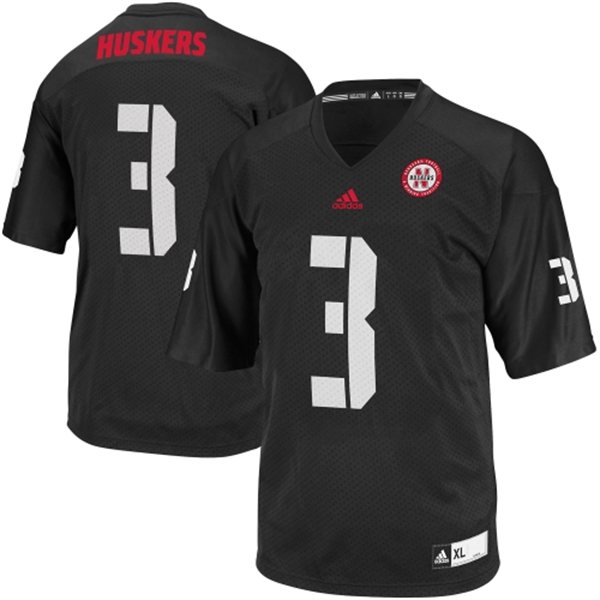 Nebraska Huskers #3 Taylor Martinez College Football Jersey Black