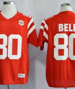 Nebraska Huskers #80 Kenny Bell College Football Jersey Stitched Red