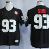 Nebraska Huskers #93 Ndamukong Suh College Football Jersey Black